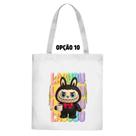 Bolsa Ecobag Labubu Lafufu Coloridos Tendência Infantil