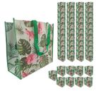 Bolsa Ecologica Ecobag Sacola Ombro 50 Unidades Retornavel Mercado Dobravel Compras Reutilizavel