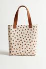 Bolsa Ecológica Estampada com Alça Marrom Casual