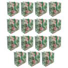 Bolsa Ecologica Sacola Ombro Ecobag Kit 15 Unidades Mercado Compras Reutilizavel Dobravel Alças Resistente Portatil Multiuso