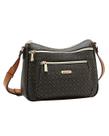 Bolsa Elemento Gráfico - Transversal - Chenson 3485617 - Café