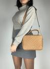 Bolsa Em Couro Legitimo B.1052 Camel Bolsa Em Couro Legitimo B.1052 Camel