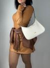 Bolsa Em Couro Legitimo B.1079 Cru/Nude Bolsa Em Couro Legitimo B.1079 Cru/Nude