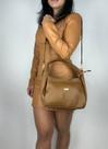 Bolsa Em Couro Legitimo B.1091 Caramelo Bolsa Em Couro Legitimo B.1091 Caramelo