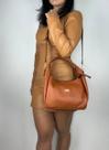 Bolsa Em Couro Legitimo B.1091 Salmão