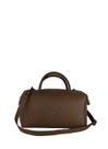 Bolsa Em Couro Legitimo B.1133 Chocolate