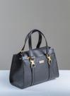 Bolsa Em Couro Legitimo Mini Bag Com Alça Transversal B.1096 Preto Bolsa Em Couro Legitimo Mini Bag Com Alça Transversal B.1096 Preto