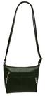 Bolsa em Couro Transversal Feminina 3 Ziper BLS126P