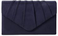 Bolsa embreagem BBJinronjy, bolsa de noite feminina, camurça azul marinho