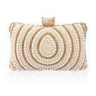 Bolsa embreagem Beaguful Bridal Wedding Evening Pearl Beaded