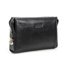 Bolsa embreagem de couro para homens CONTACTS Anti Theft