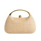 Bolsa embreagem UMREN Straw Beach Crossbody para mulheres cáqui 3 Bolsa embreagem UMREN Straw Beach Crossbody para mulheres cáqui 3