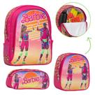 Bolsa Escolar Feminina Grande Juvenil Barbie Ken Resistente Bolsa Escolar Feminina Grande Juvenil Barbie Ken Resistente