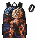 Bolsa Escolar Lançamento Juvenil Mochila Infantil Goku Mais Relogio Led