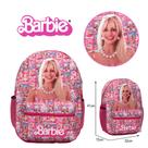 Bolsa Escolar Menina Barbie FIlme Reforçada Costas Aulas