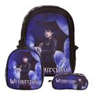 Bolsa Escolar Menina Personagem Wandinha Resistente Creche