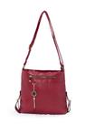 Bolsa Espaçosa Casual Vermelha Passeio Madami