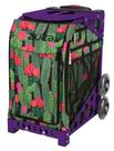 Bolsa Esportiva ZUCA Desert Blossoms com Estrutura Roxa e Rodas