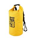 Bolsa Estanque Impermeável 20 L Amarela Camping Náutica