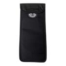 Bolsa Estojo Bag Case p/ Microfone Acolchoada Impermeável p/ Transporte Fecho em tiras autocolantes 30x12 cm