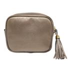 Bolsa fem. pequena c/ matelasse c/ alca de corrente 87 chumbo 2158 ch Bolsa fem. pequena c/ matelasse c/ alca de corrente 87 chumbo 2158 ch