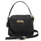 Bolsa Femenina em Couro Legititmo com 2 Alças Regulaveis Preto