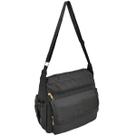 Bolsa Feminina Alça Ombro Transversal Nylon Moderna Passeio Multi Bolsos