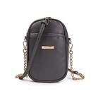 Bolsa Feminina Alça Tiracolo Transversal Pu Liso Premium