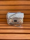 Bolsa Feminina Alça Transversal Corrente Ombro Lateral Regulável