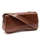 Bolsa Feminina Baguete de Ombro Aba Irregular Boho Chic