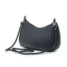 Bolsa Feminina Baguete Tiracolo Transversal Pequena Fashion Preto Bege Rosê Lavanda -