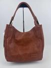 Bolsa Feminina Bella Paulla Hobo material sintético Preto Alça de Ombro Moderna Elegante