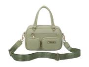 Bolsa Feminina Bowling Média Fellipe Krein FK607 Pockets