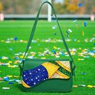 Bolsa Feminina Brasil Brilho Strass Luxo Copa Do Mundo Ombro Tendência Fashion 2026 Bolsa Feminina Brasil Brilho Strass Luxo Copa Do Mundo Ombro Tendência Fashion 2026