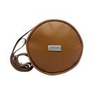 Bolsa Feminina Calma, Beth! - Modelo Julieth Redonda material sintético Marrom