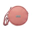 Bolsa Feminina Calma, Beth! - Modelo Julieth Redonda Texturizada Coral
