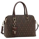 Bolsa Feminina Chenson 3485486 com Pingente Ursinho Cor:Café Bolsa Feminina Chenson 3485486 com Pingente Ursinho Cor:Café