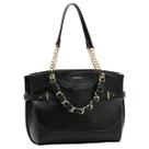 Bolsa Feminina Chenson Grande Ombro 3485546 Luxo Correntes Cor:Preto Bolsa Feminina Chenson Grande Ombro 3485546 Luxo Correntes Cor:Preto
