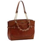 Bolsa Feminina Chenson Grande Ombro 3485546 Luxo Correntes