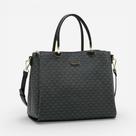 Bolsa Feminina Chenson Mão New Elemento Gráfico Preta