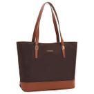 Bolsa Feminina Chenson Microfibra Elegante Tiracolo Cor:Cafe