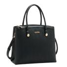 Bolsa Feminina Chenson Mini Tramas 3485331 Cor:Preto