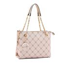 Bolsa Feminina Chenson Monograma 3485374 Com Corrente Chaveiro Espelho E 6 Compartimentos