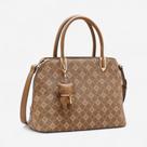 Bolsa Feminina Chenson Monograma Elemento Gráfico Natural