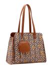 Bolsa Feminina Chenson Original - Classic Heart - Alça de Ombro - Café 3484989