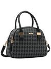 Bolsa Feminina Chenson Original Geométrica Mão 3484853 Preta