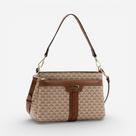 Bolsa Feminina Chenson Versátil New Elemento Gráfico Bege