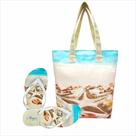 Bolsa Feminina Chinelo Conchas na Areia Magicc Bolsas