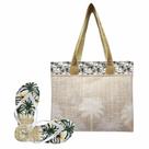 Bolsa Feminina Chinelo Coqueiros Palha Magicc Bolsas