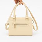 Bolsa Feminina Chique Estruturada com Alça Dupla e Zíper Dourado Ideal para Mulheres Modernas e Estilosas